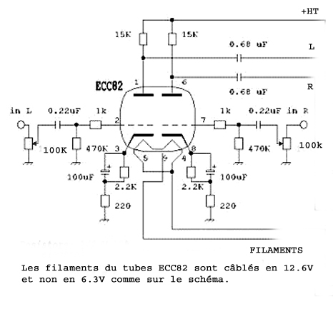 Ampli casque a tubes EL84 Elektor Technique réalisations