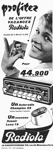 Radiola automobile 1959