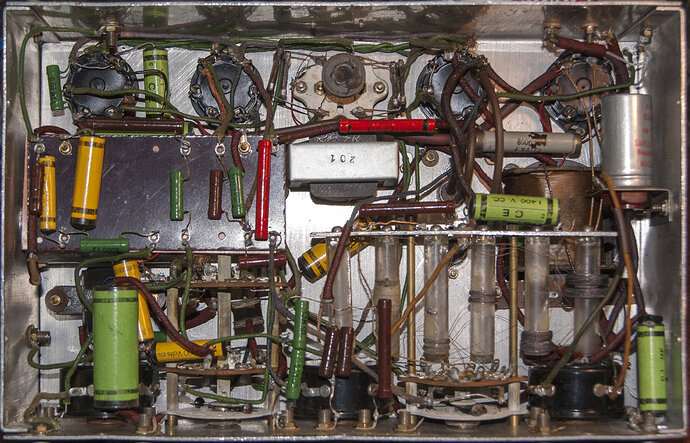Biplex Ondemetre  hétérodyne 1935_cablage
