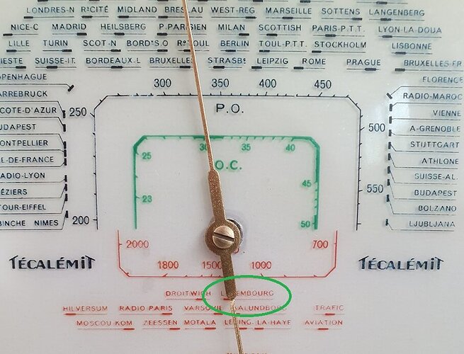 Signal injecté 234KHz