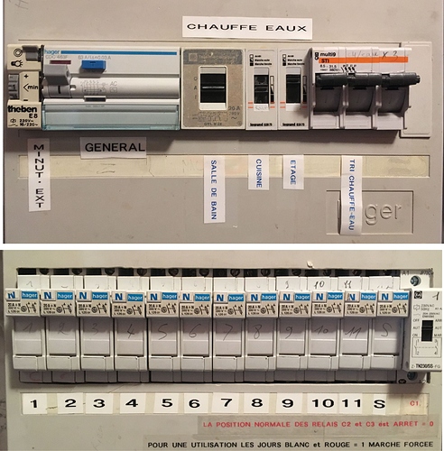 Tableau electrique 3 et 4