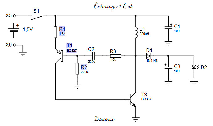 Éclairage 1LED