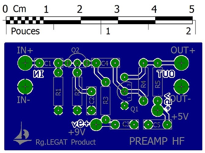 Board PREAMP HF