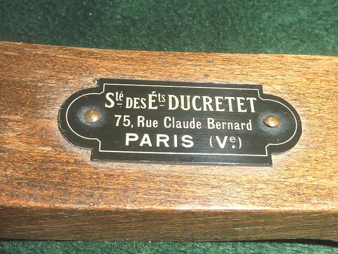 Cadre DUCRETET. (3)