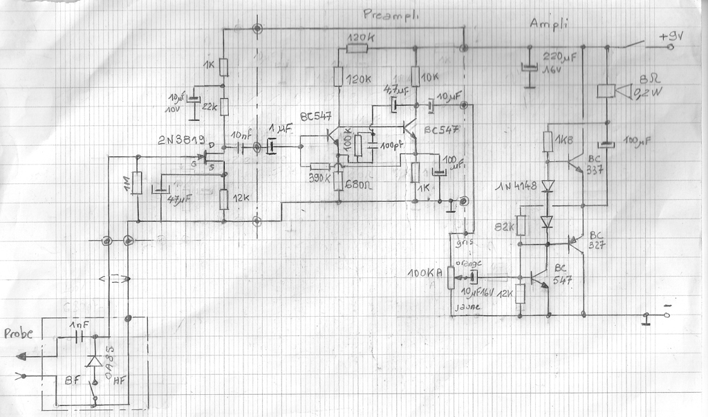 Réalisation d'un signal tracer Technique Forum Retrotechnique