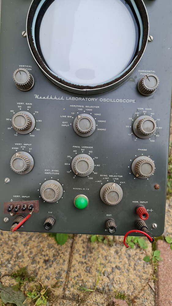 Identification oscilloscope, Heathkit O12 Technique Forum