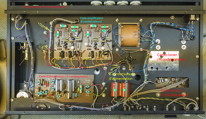 Platine Disque condensateurs