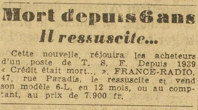 France-soir 14 avril 1946