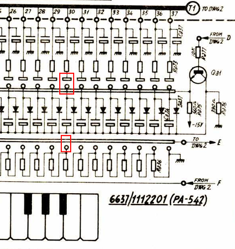 Contacts clavier Syntorchestra