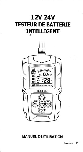 Testeur batterie 01