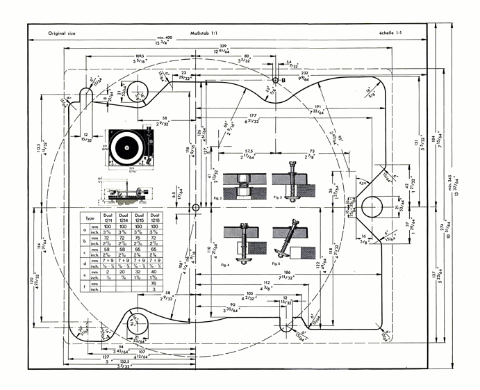 Sch ma Dessin Pour Implantation D une Platine Vinyle Dual 1019 Audio sch-ma-dessin-pour-implantation-d-une-platine-vinyle-dual-1019-audio