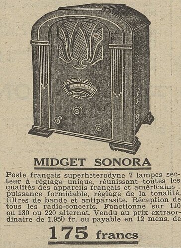 SONORA 1932