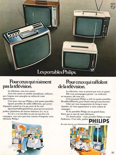 Philips portables N B Philips 1972