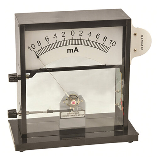 Galvanomètre Analogique Sensible - Pour Démonstration Scientifique, éducation, Laboratoire, 8.6x5x7.8 Cm