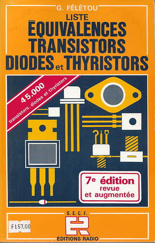 Equivalences transistors couverture