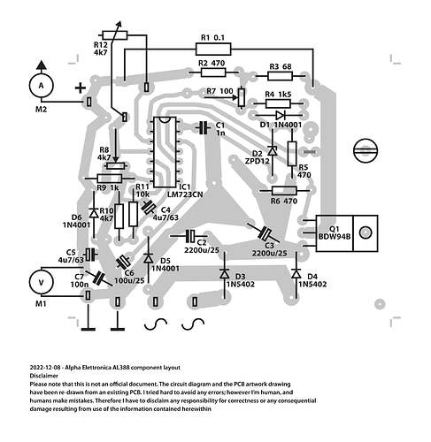 AL388 Component Layout
