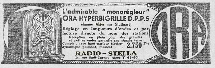 L’Écho d’Alger, 6 novembre 1932