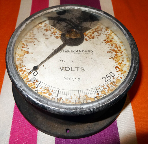 Voltmetre service standard web
