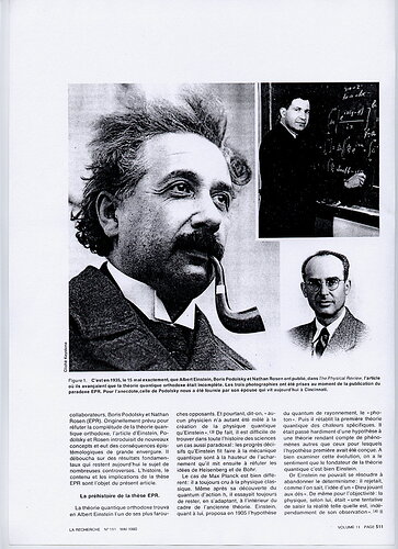 Paradoxe EPR, La recherche, mai 1980 03