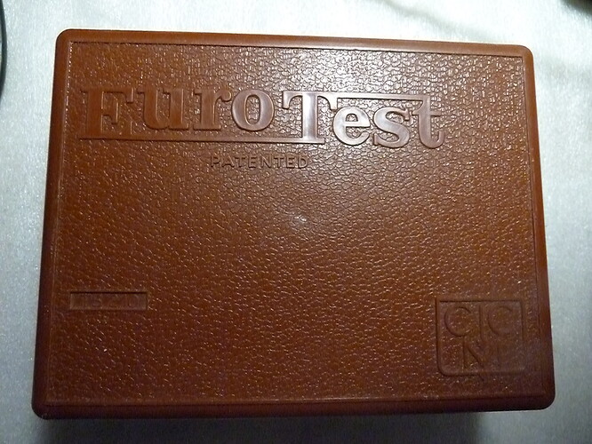 Eurotest dans son boitier