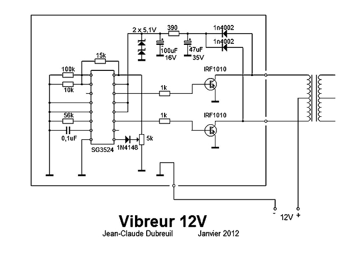 Vibreur  12v