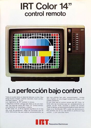 TV IRT de 1981 du Chili apparrement