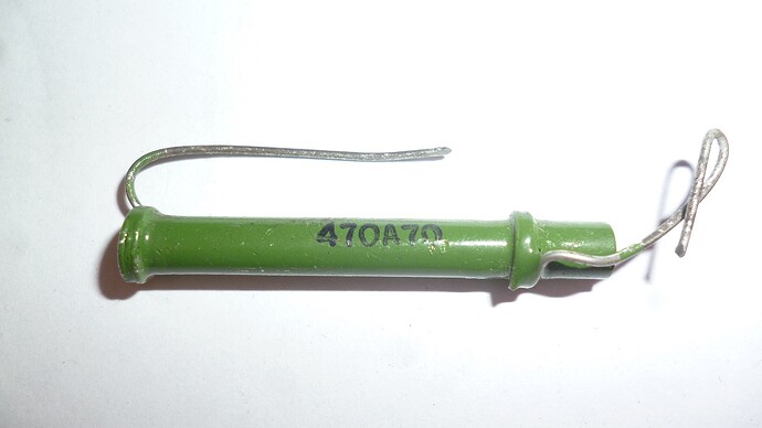 condensateur tubulaire 470A70