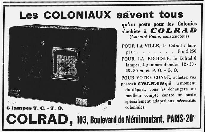Les Annales coloniale 12 mars 1935