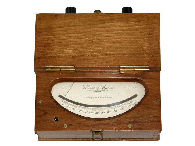 087 C & A Thermomètre 1910