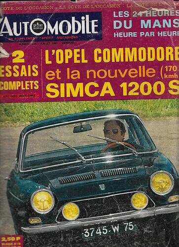 Coupé Simca 1000