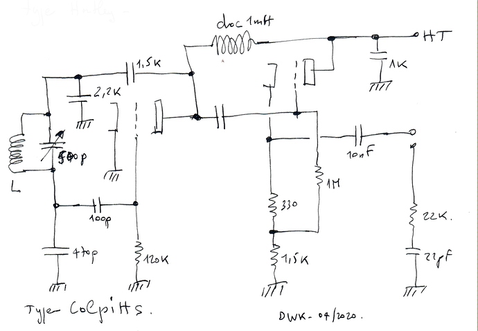 Maquette 1 - Oscillateur Colpitts - 1