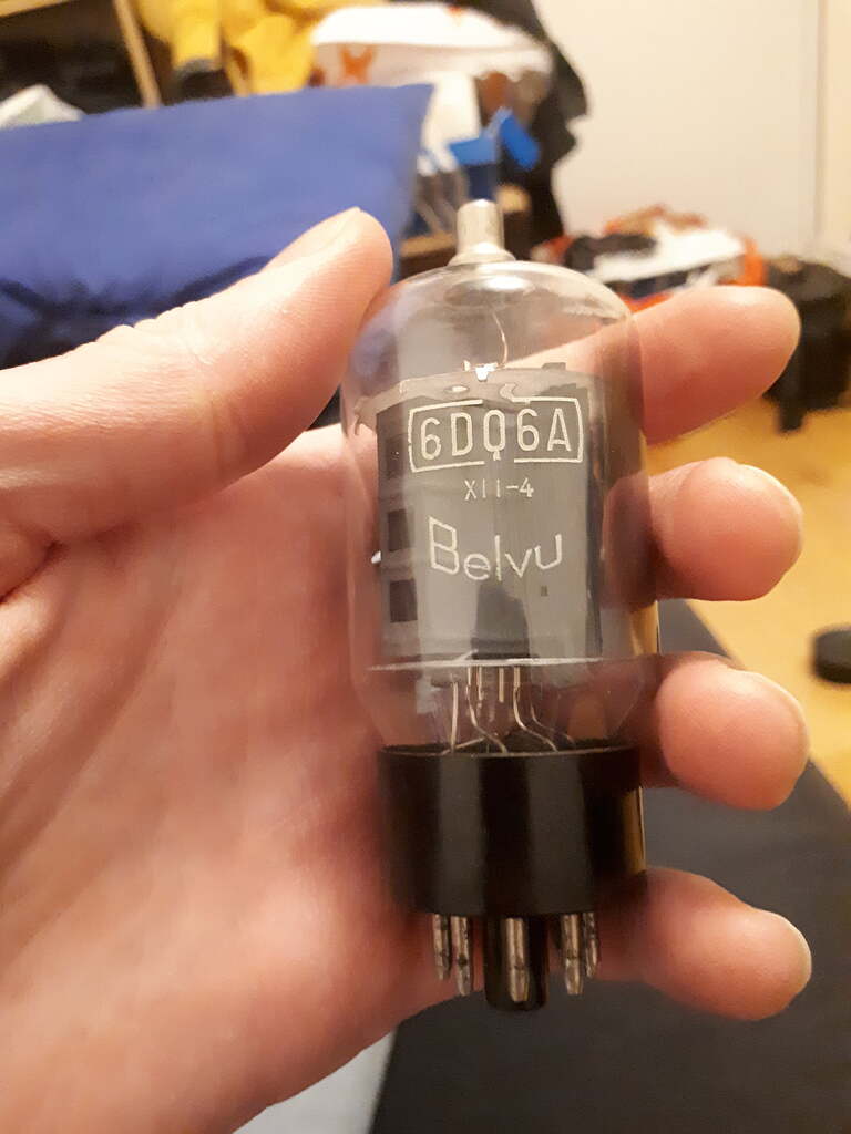 1 Tube électronique (valve) Mazda Belvu EL36 (ou EL 36) - Neuf D'origine - Pour Ampli Ou Radio Vintage