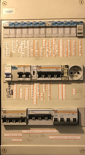Tableau electrique 7 et 8 sous-sol