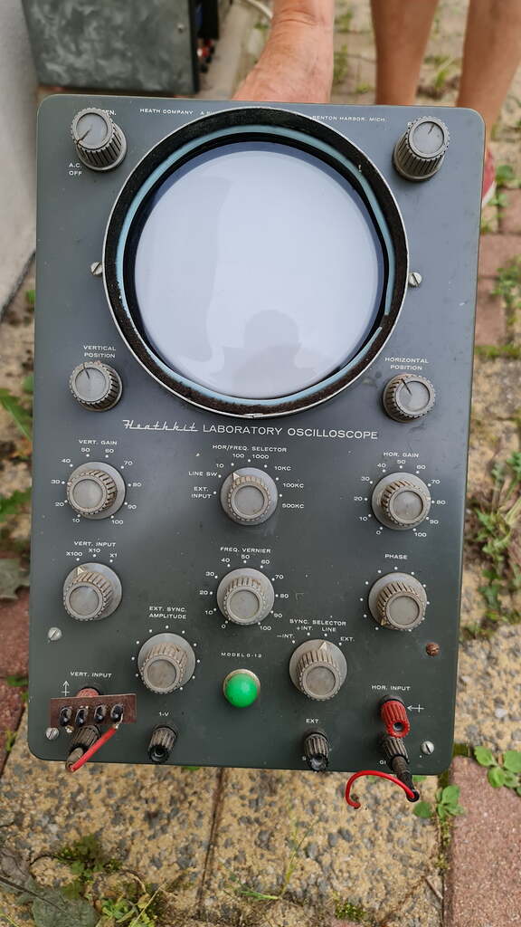 Identification Oscilloscope, Heathkit O-12 - Technique - Forum 