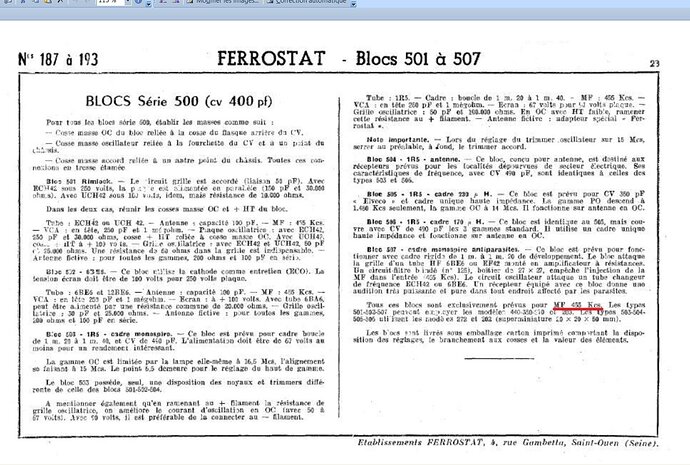 Ferrostat 501 à  507 (2)