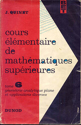 Cours élémentaire de mathématiques supérieures Tome 6 QUINET