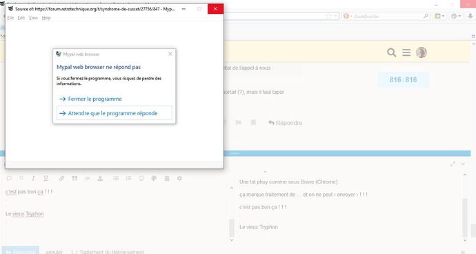 Mypal erreur télécjargement