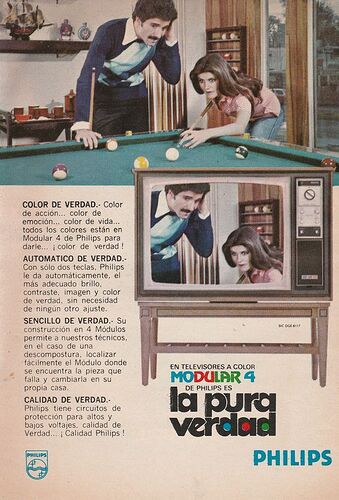 Philips TV Mexique 1977