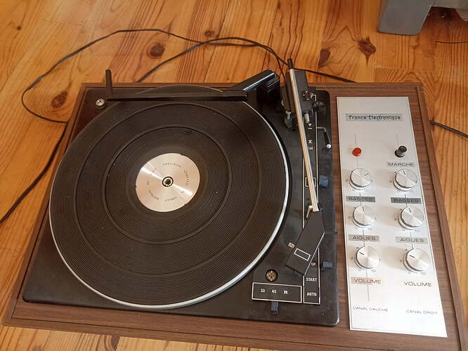 Changeur 45 Tours Philips AG-7012 - Spindle Pour Platines Automatiques - Occasion