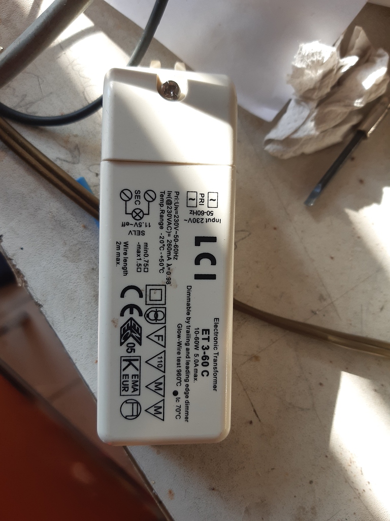 Reutilisation d'une alim driver LED pour module chinois FM/BT ...