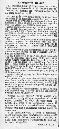 La Presse, 13 janvier 1911'''