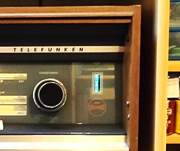 Radio Telefunken oeil magique