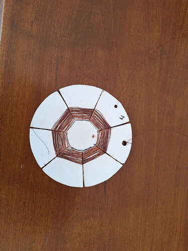 Bobine fond de panier