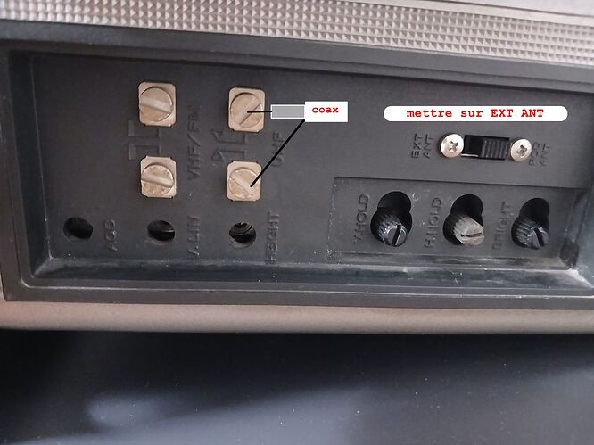 connexion coax