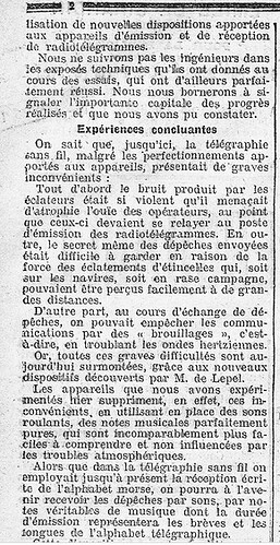 La Presse, 13 janvier 1911'