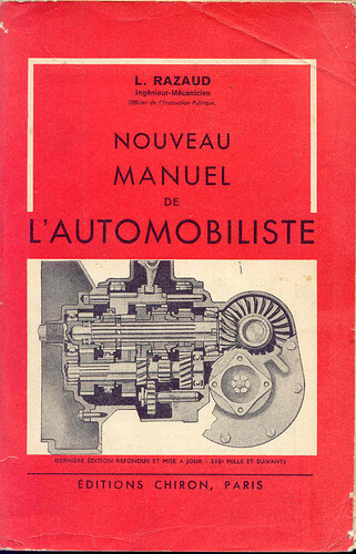 Nouveau manuel de l'automobiliste  RAZAUD
