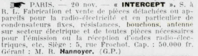 L'Usine, 7 décembre 1933