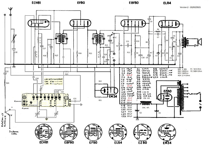 Schéma TSF Desmet 627 - V3