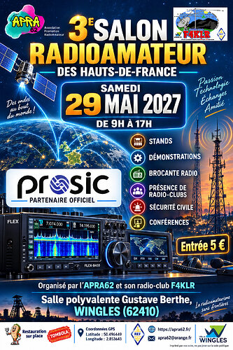 Affiche salon radioamateur 2027
