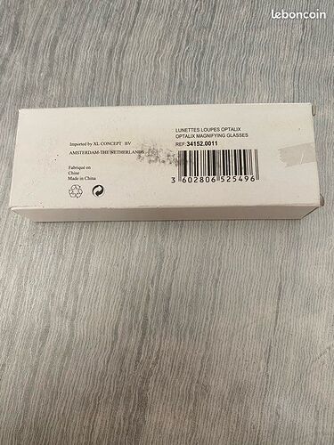 lunettes Optalix (carton)